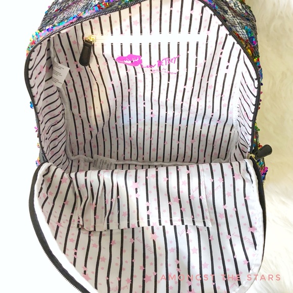 Betsey Johnson Bags Betsey Johnson Rainbow Sequin Unicorn Backpack